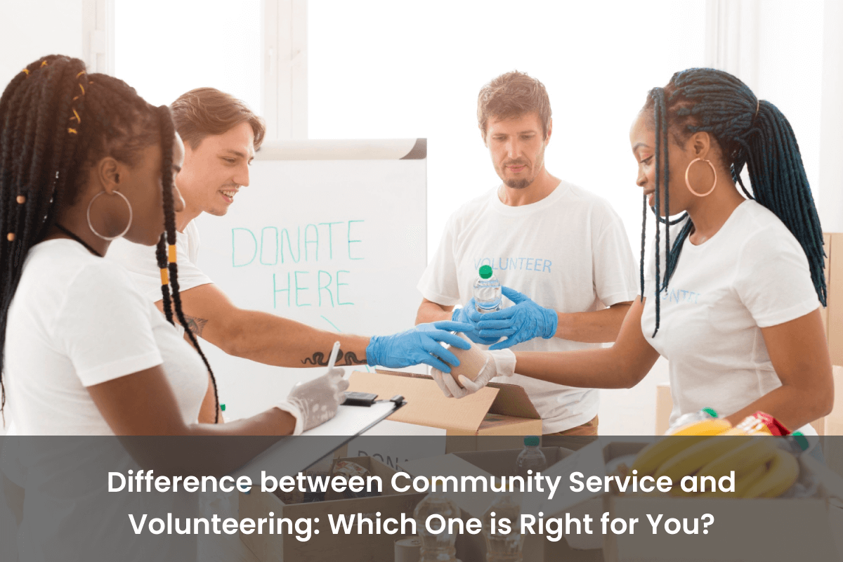 Difference Between Community Service and Volunteering