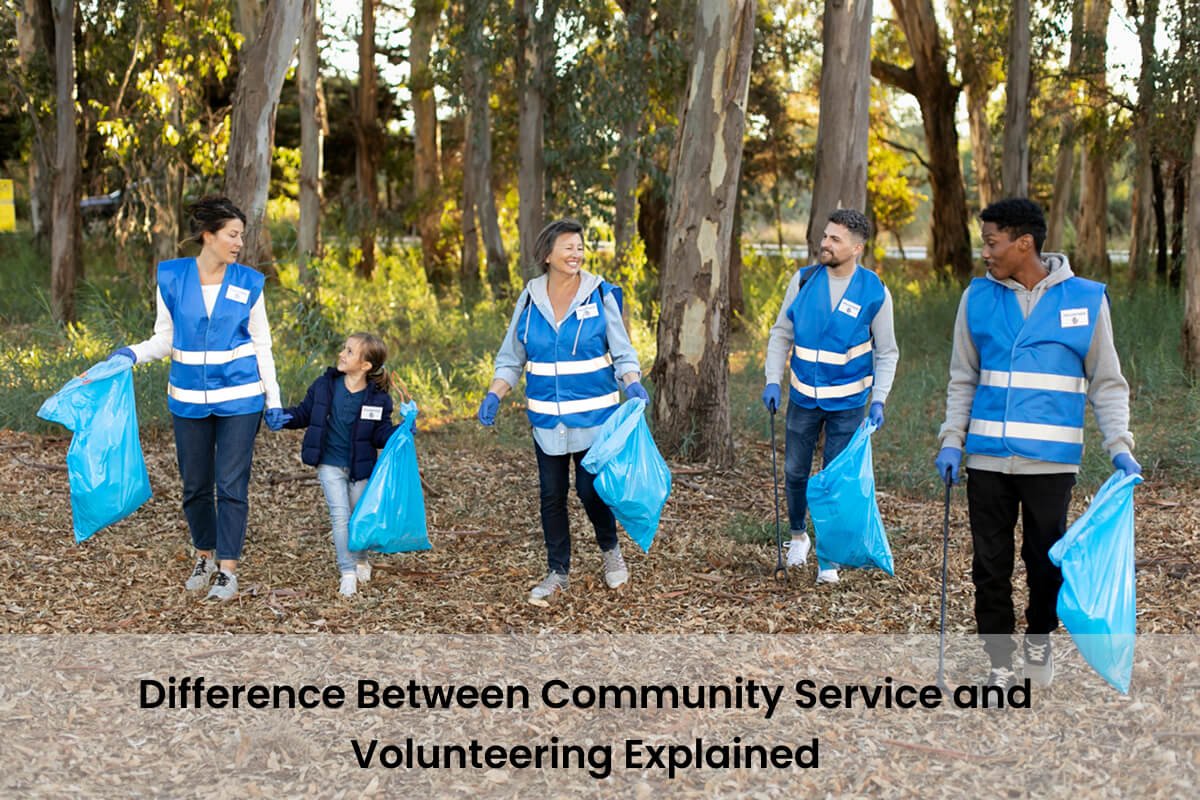 Difference Between Community Service and Volunteering