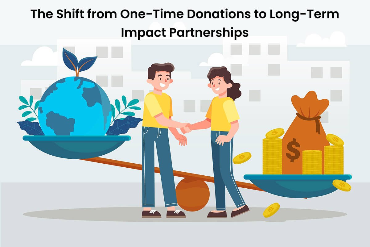 Long-term impact partnerships replacing one-time donations