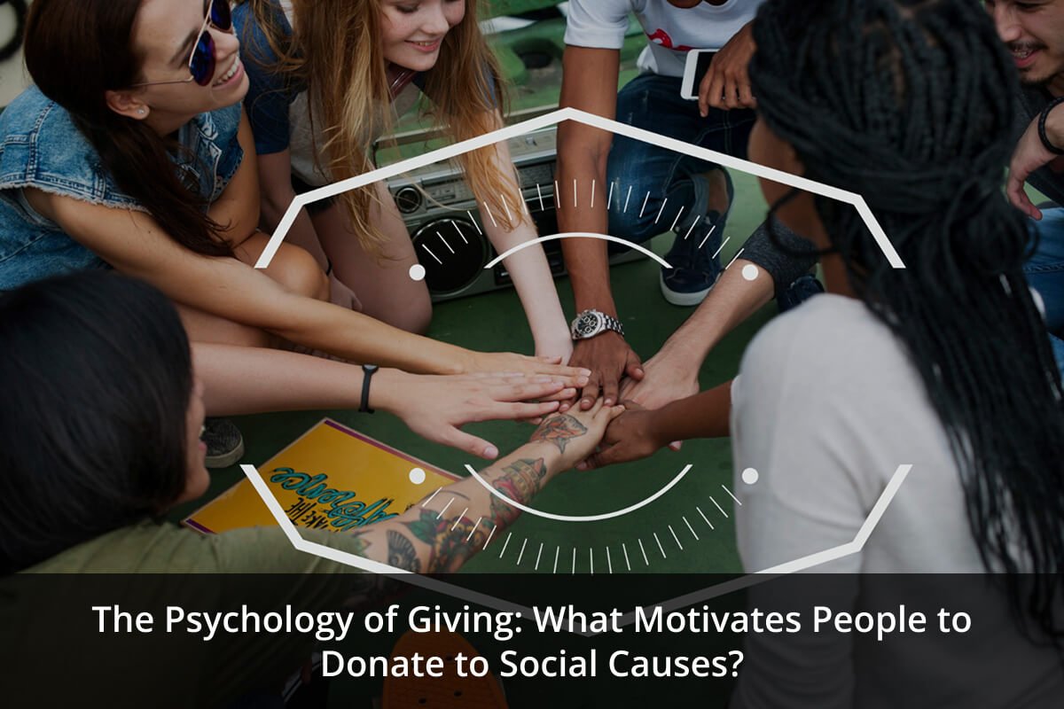 Donor contributing to a social cause and making a positive impact through charitable giving