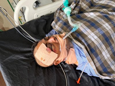 Tejas, a 24-year-old accident victim, needs a helping hand.